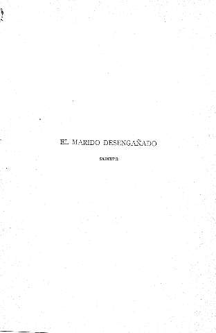 El marido desengañado (sainete)