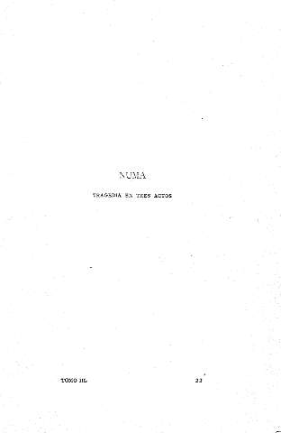 Numa (tragedia en tres actos)