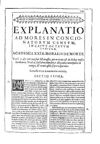 Explanatio ad mores in concionatorvm censum, in Capvt octavvm   