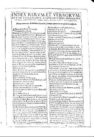 Index rervm et verborvm