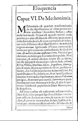 Caput VI. De Methonimia