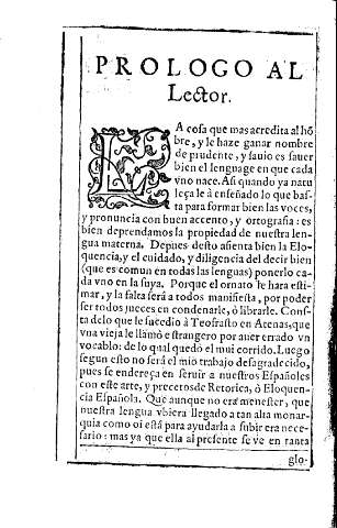 Prologo al lector