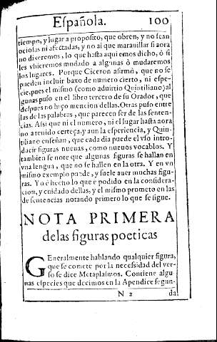 Nota primera de las figuras poeticas