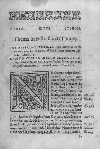 Thema in Sesto Sancti Thome