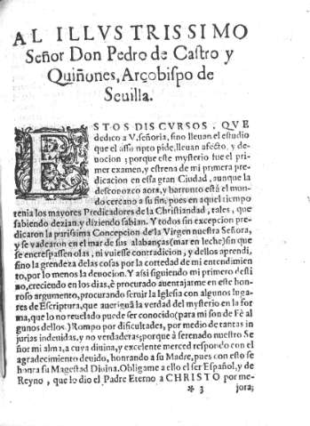 Al Illvstrissimo Señor Don Pedro de Castro y Quiñones