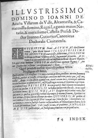 Illvstrissimo domino D. Ioanni de Acuña