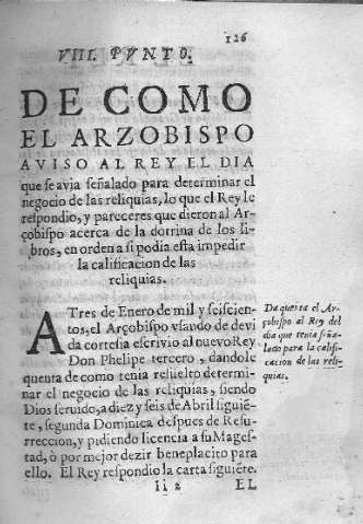 Pareceres que dieron al Arzobispo personas doctas acerca de la doctrina de los libros.