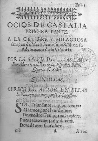 Ocios de Castalia. Primera parte.