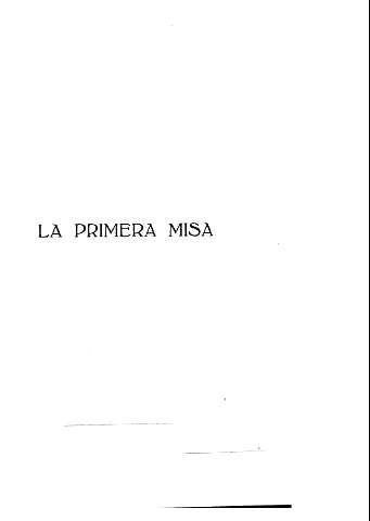 La primera misa