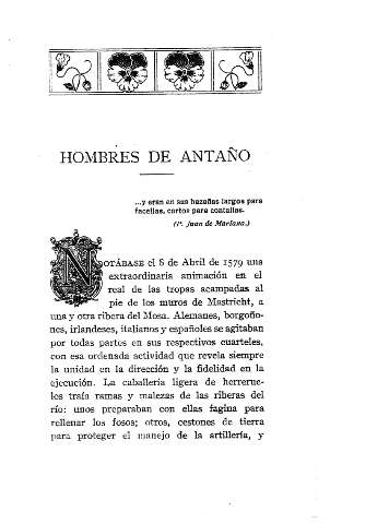 Hombres de antaño