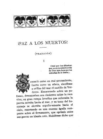 ¡Paz a los muertos!