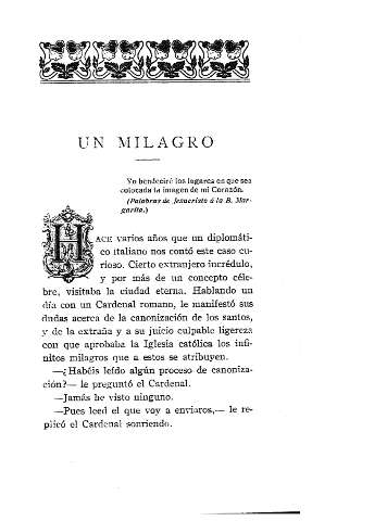 Un milagro