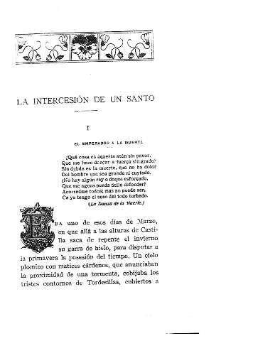 La intersección de un Santo