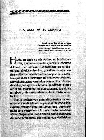Historia de un cuento