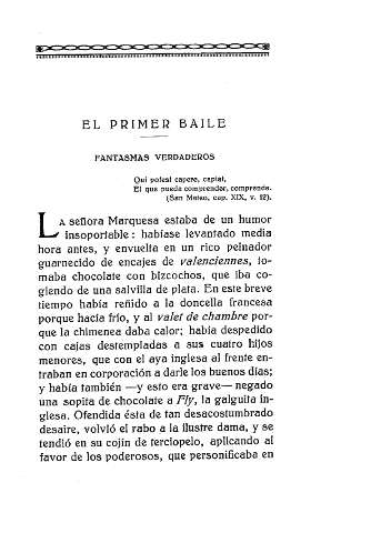 El primer baile