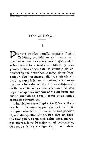 Por un piojo...
