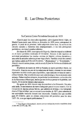 II. Las obras posteriores