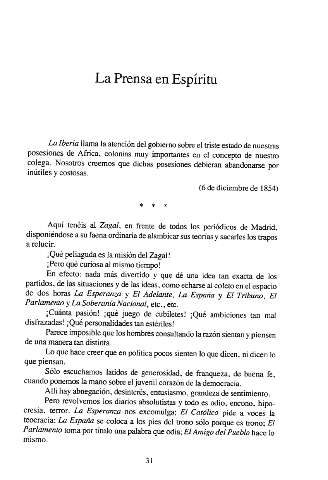 II. La Prensa en Espíritu
