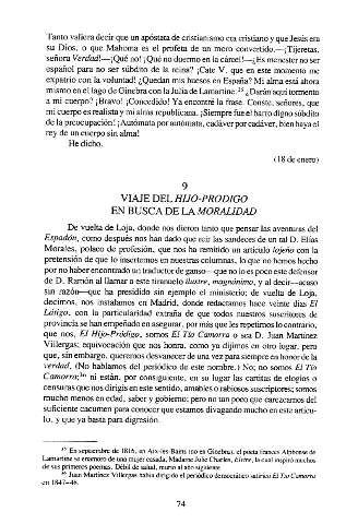 9. Viaje del Hijo-Pródigo en busca de la Moralidad    