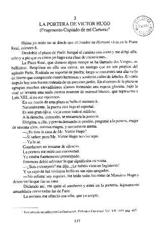 3. La portera de Víctor Hugo