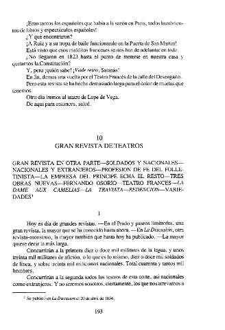 10. Gran revista de teatros