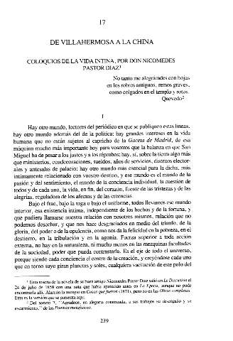 De Villahermosa a la China. Coloquios de la vida íntima, por don Nicomedes Pástor Díaz