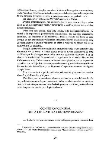 18. Confesión general de la literatura contemporánea