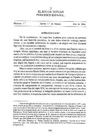 2. El Eco de Tetuán, periódico español