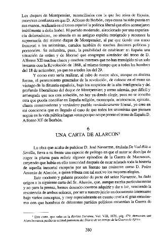 6. Una carta de Alarcón