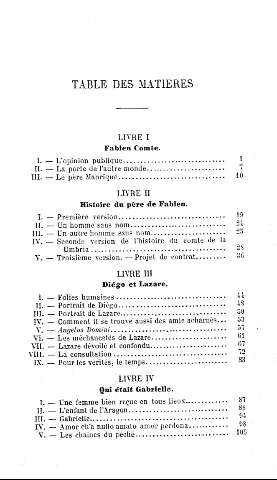 Table des matieres