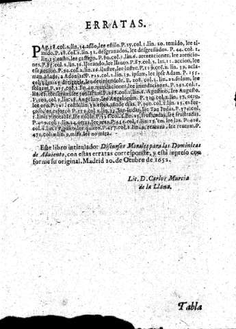 Erratas
