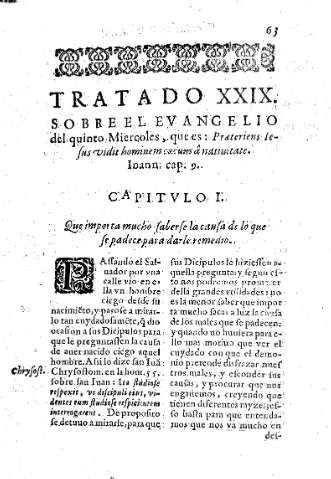 Tratado XXIX. Sobre el Evangelio del quinto Miércoles