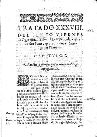 Tratado XXXVIII. Del sexto Viernes de Quaresma.