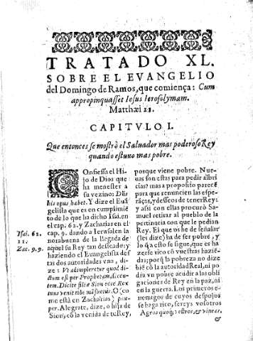 Tratado XL. Sobre el Evangelio del Domingo de Ramos.   