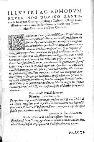Illvstri ac ad modvm reverendo domino D. Antonio de Idiaquez Manrique
