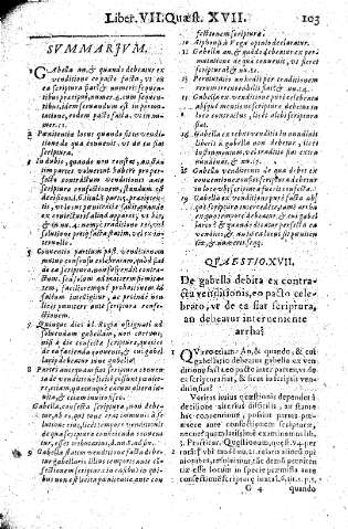 Qvaestio XVII