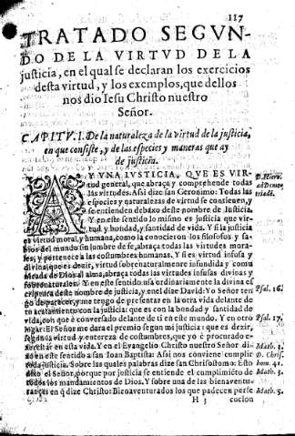 Tratado segvndo, de la virtvd de la justicia.