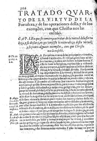 Tratado qvarto, de la virtvd de la Fortaleza