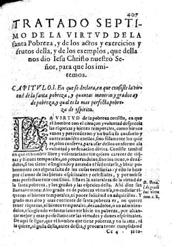 Tratado septimo de la virtvd de la santa pobreza