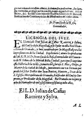 Aprobacion del muy Reverendo Padre Maestro Fr. Francisco de la Rosa...