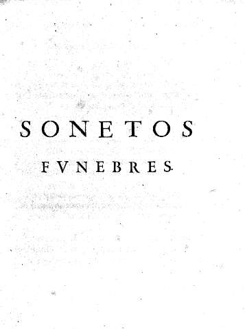 Sonetos funebres