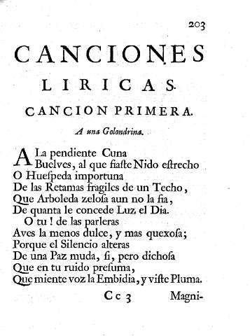 Canciones liricas.