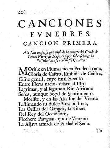 Canciones funebres.