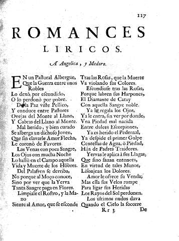 Romances liricos.