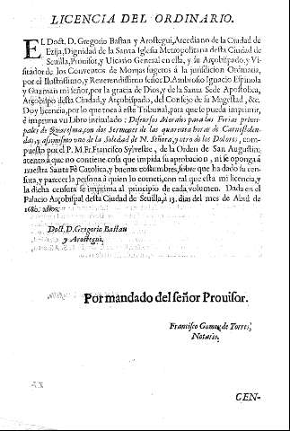 Licencia del Ordinario