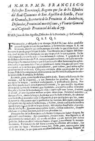 A N.M.R.M. Fr. Francisco Sylvestre Emeritense ...
