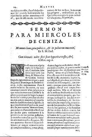 Sermon para miercoles de ceniza.