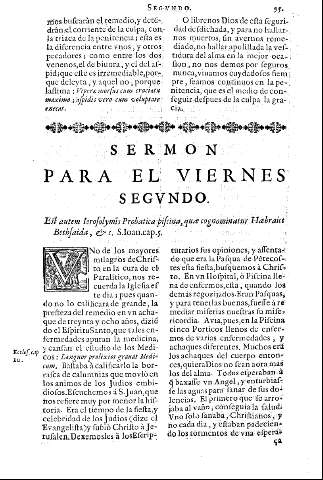 Sermon para el viernes segundo.