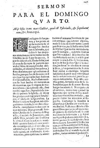 Sermon para el domingo quarto.