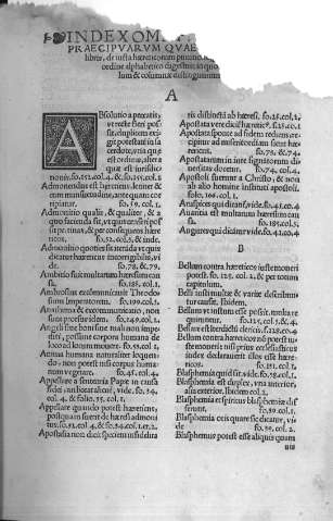 Index omnia (...)